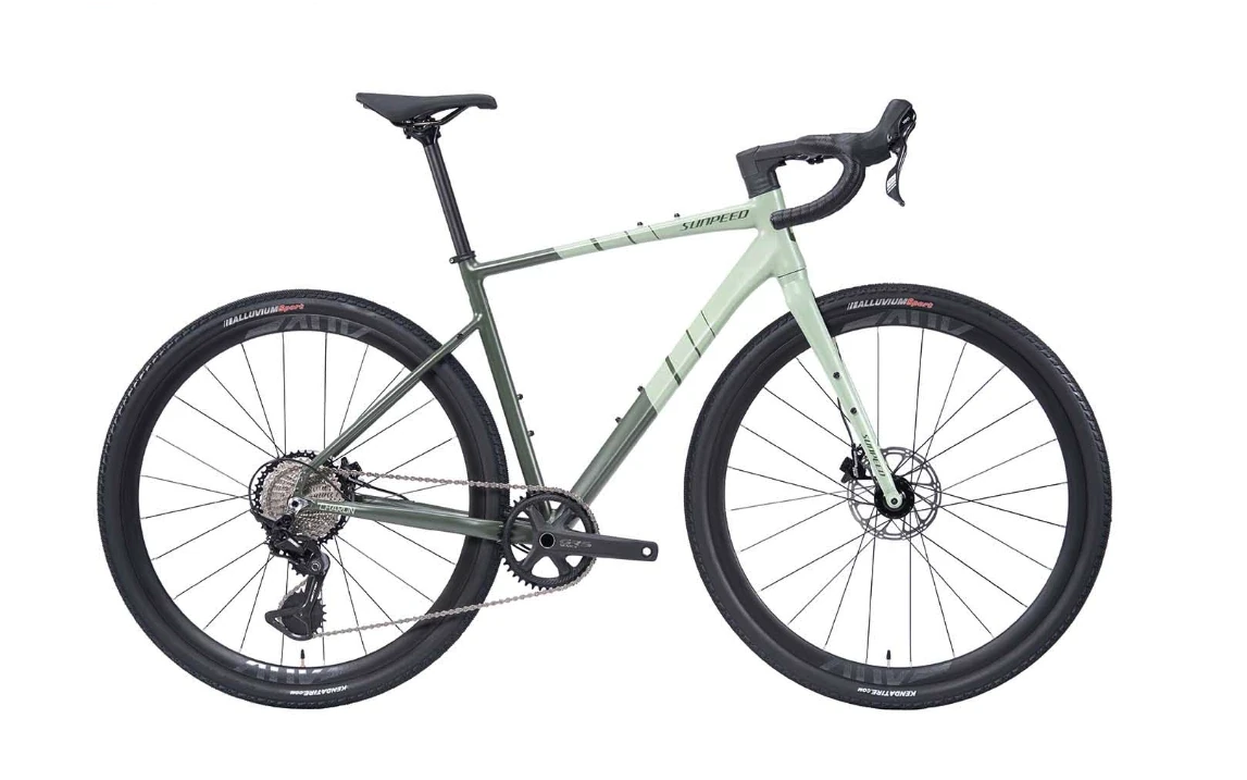 Bike gravel Sunpeed Charon verde